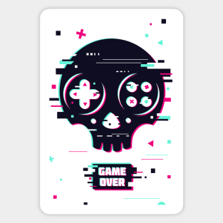 GAME OVER SKULL Sticker